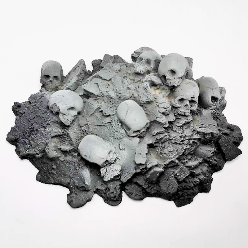 Resin Art Kitchen - Silikonform Halloween Totenkopf Haufen DIY Harz,