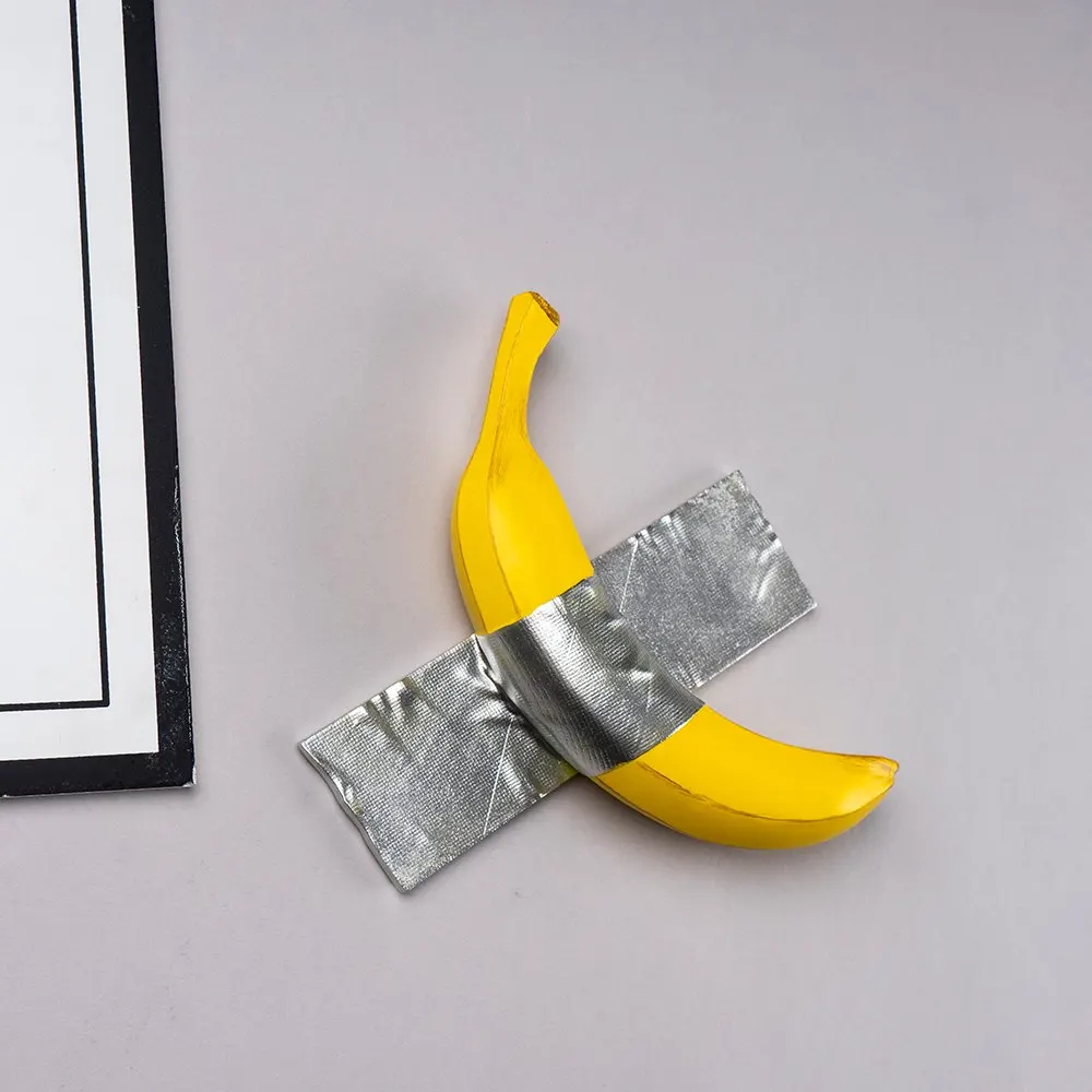 Resin Art Kitchen - Harzband, Bananen-Skulptur, Wanddekoration, zeitgenössische Kunst, modernes