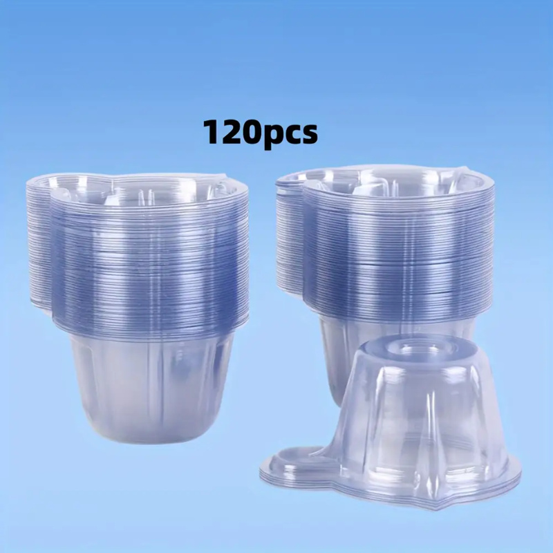 Resin Mixing Cup - 120 transparenter Kunststoff-Harz-Mischbecher, 40 ml zylindrischer