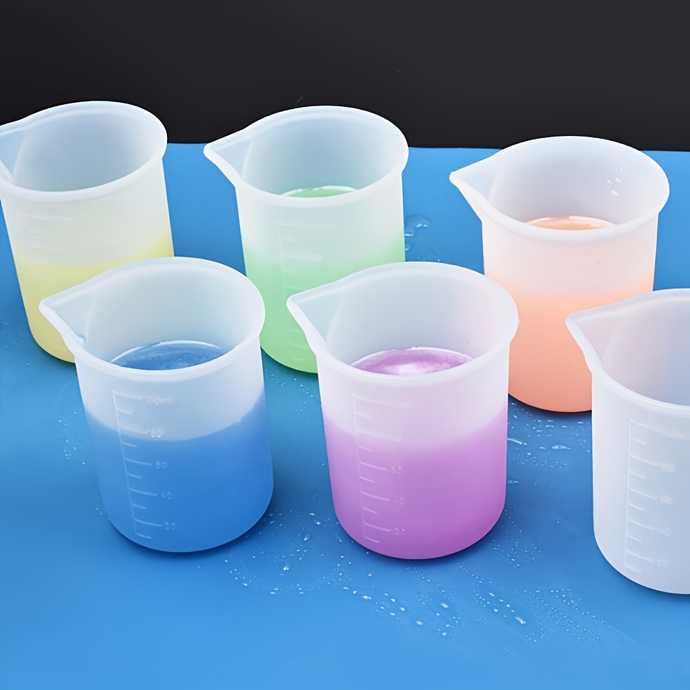 Resin Art Kitchen - 5-teiliges Silikon-Messbecher-Set - präzises und vielseitiges