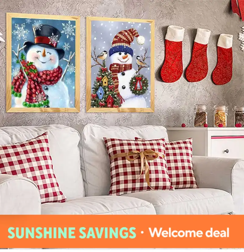 Weihnachts-Diamantmalerei, Wei – Background Resin Art Bewertung und Preis
