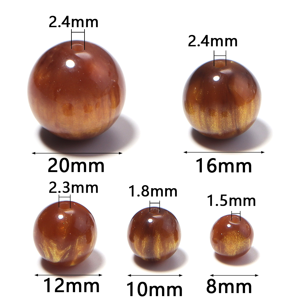 5-30 Stück/Lot 8-20mm vergolde – Resin Art For Sale Bewertung und Preis