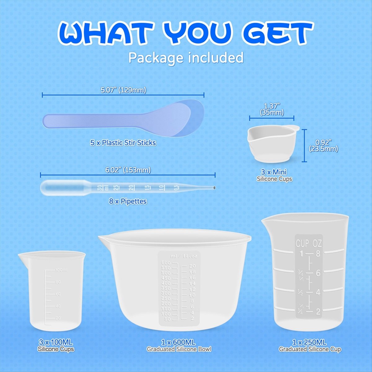 【A47T】Silikon-Messbecher zum M – Resin Mixing Cup Bewertung und Preis