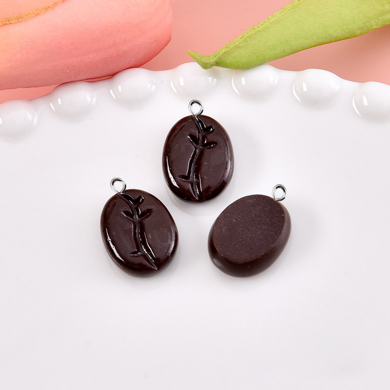10 Stück Kaffeebohnen Harz Anh – Resin Art Earrings Bewertung und Preis