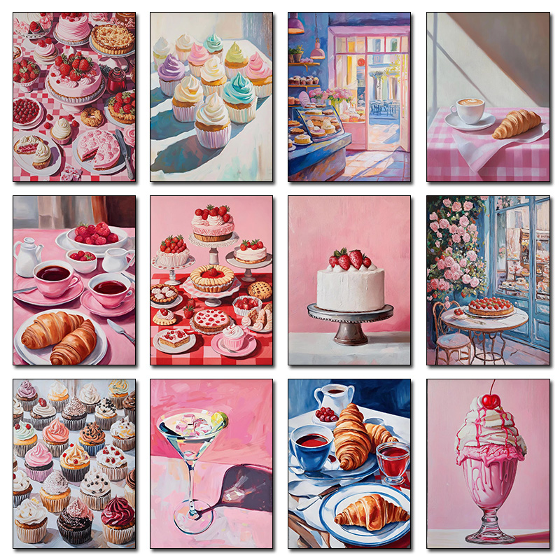 Rosa Macarons Eiscreme Kuchen  – Resin Art Kitchen Bewertung und Preis