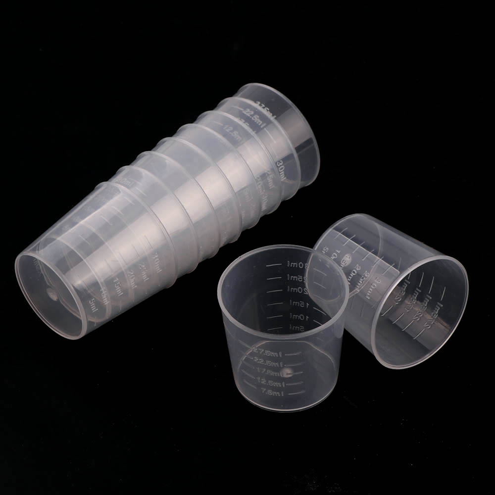 20pc 30ml Klar Kunststoff Flüs – Resin Mixing Cup Bewertung und Preis