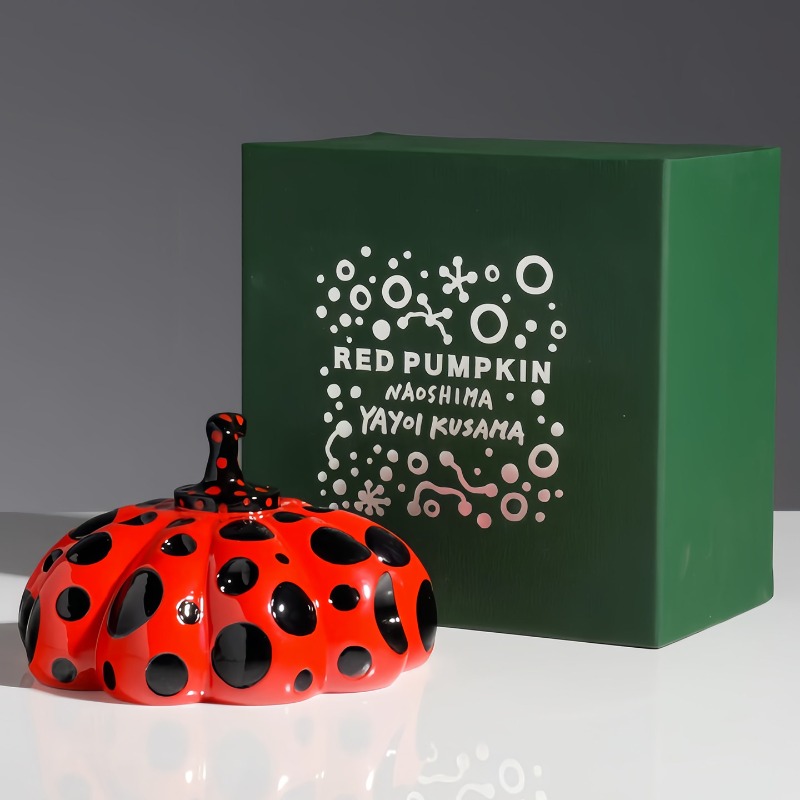 Kürbis mit Polka-Dots, Kunstre – Background Resin Art Bewertung und Preis
