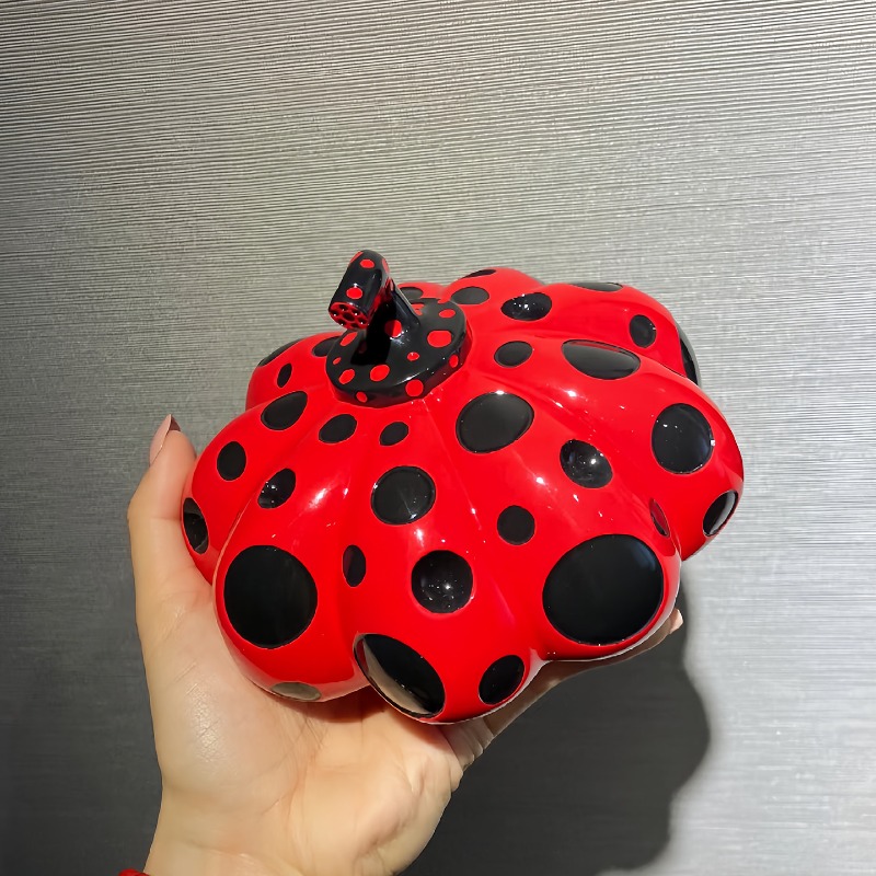 Kürbis mit Polka-Dots, Kunstre – Background Resin Art Bewertung und Preis