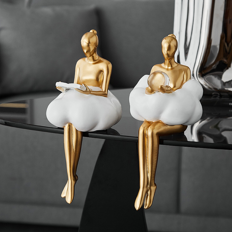 Ballett-Mädchen Wolken Abstrak – Resin Art Table Bewertung und Preis