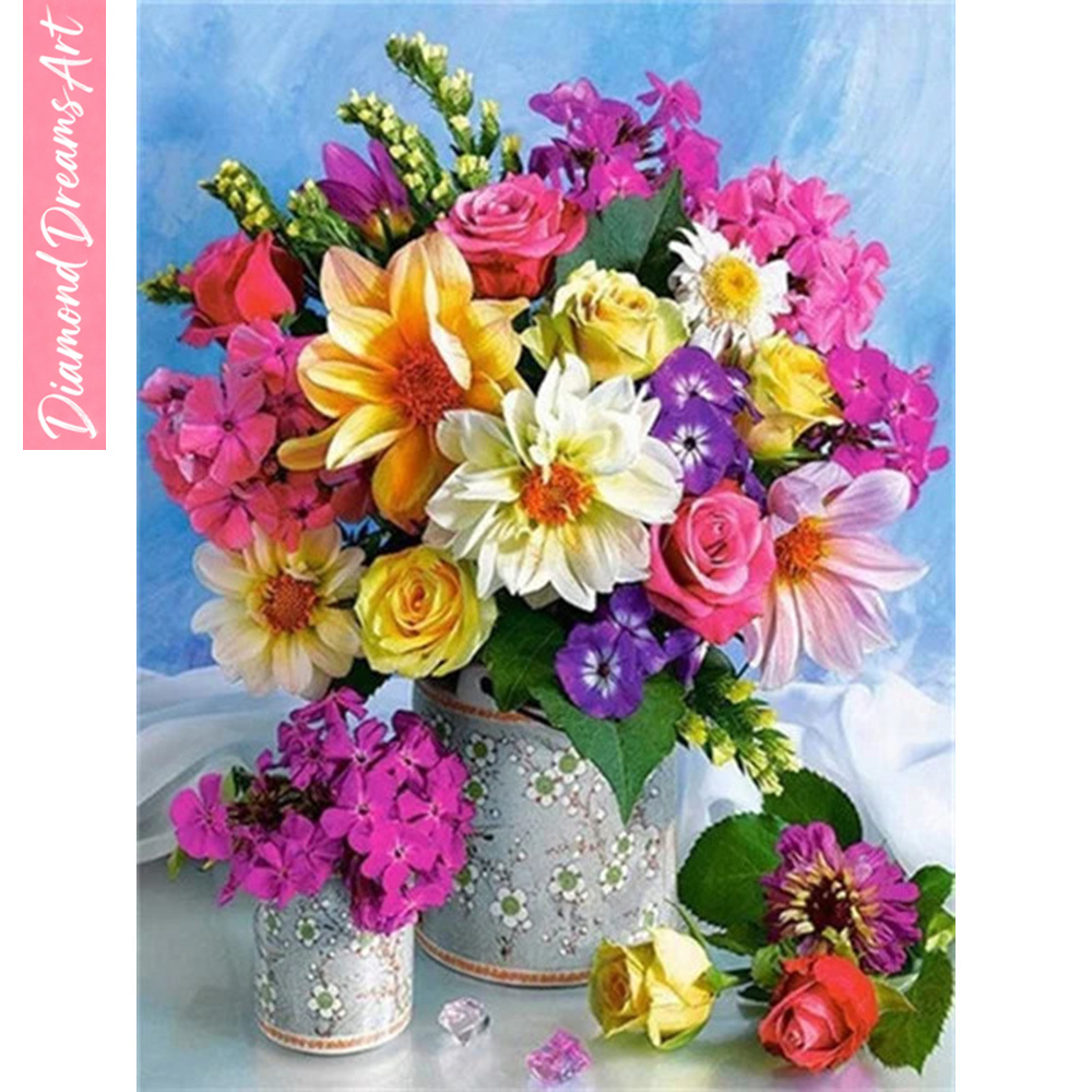 Vollständiges Diamant-Mosaik B – Resin Art Flower Bewertung und Preis