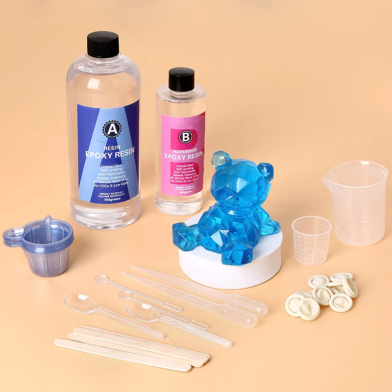 Epoxidharz-Set, kristallklar,  – Resin Mixing Cup Bewertung und Preis