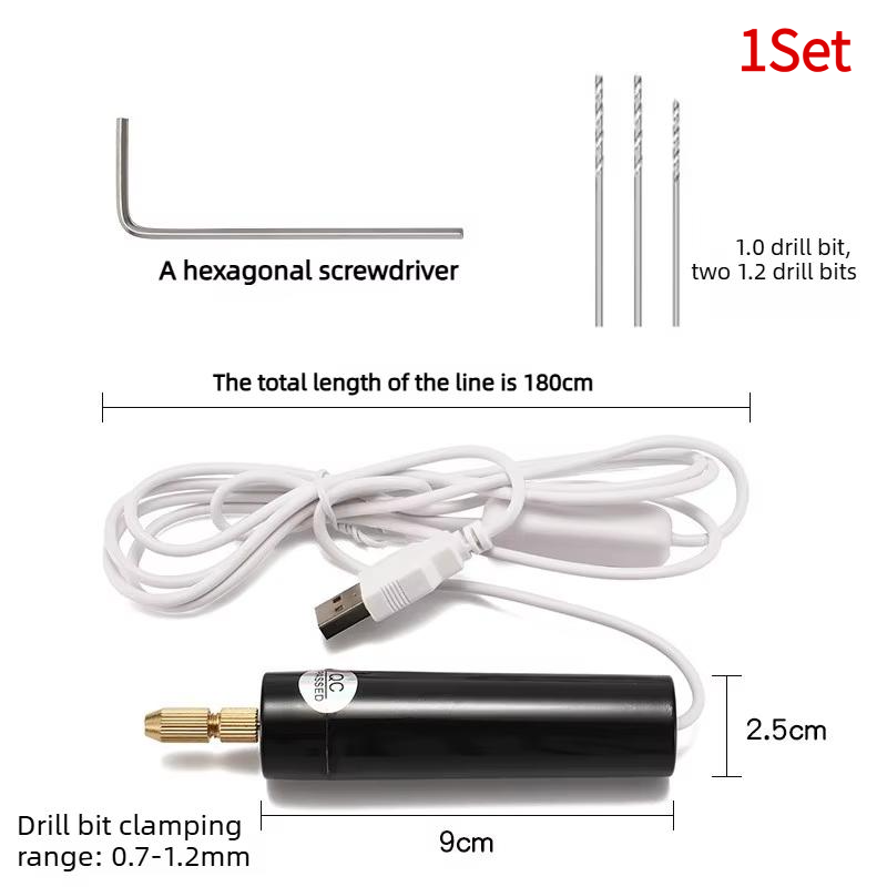 1 Set USB-betriebener Mini-Han – Resin Art Drill Machine Bewertung und Preis