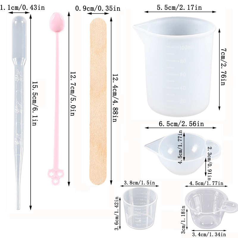 UV-Epoxidharz Gießwerkzeug-Set – Resin Mixing Cup Bewertung und Preis