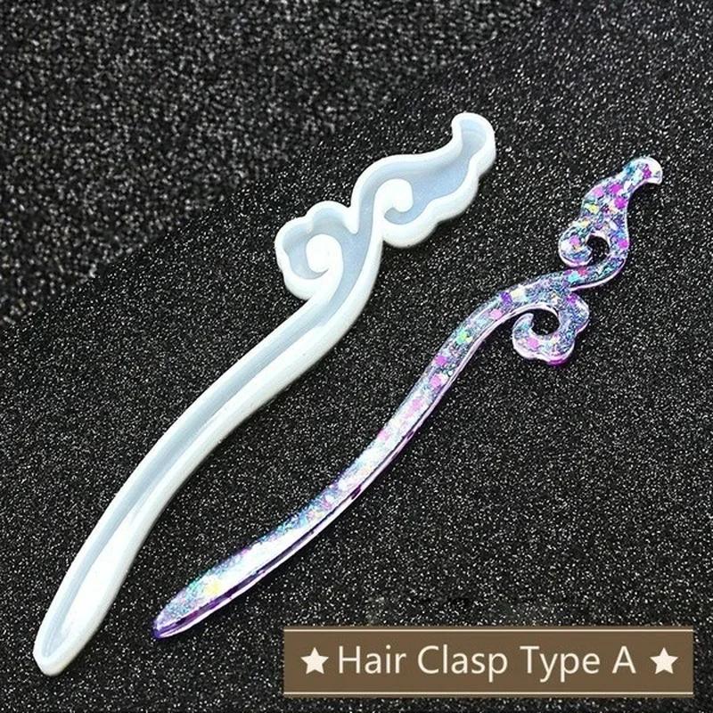 Neue Transparente Haarnadel Si – Resin Art For Sale Bewertung und Preis