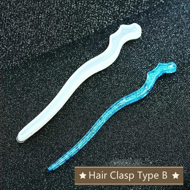 Neue Transparente Haarnadel Si – Resin Art For Sale Bewertung und Preis