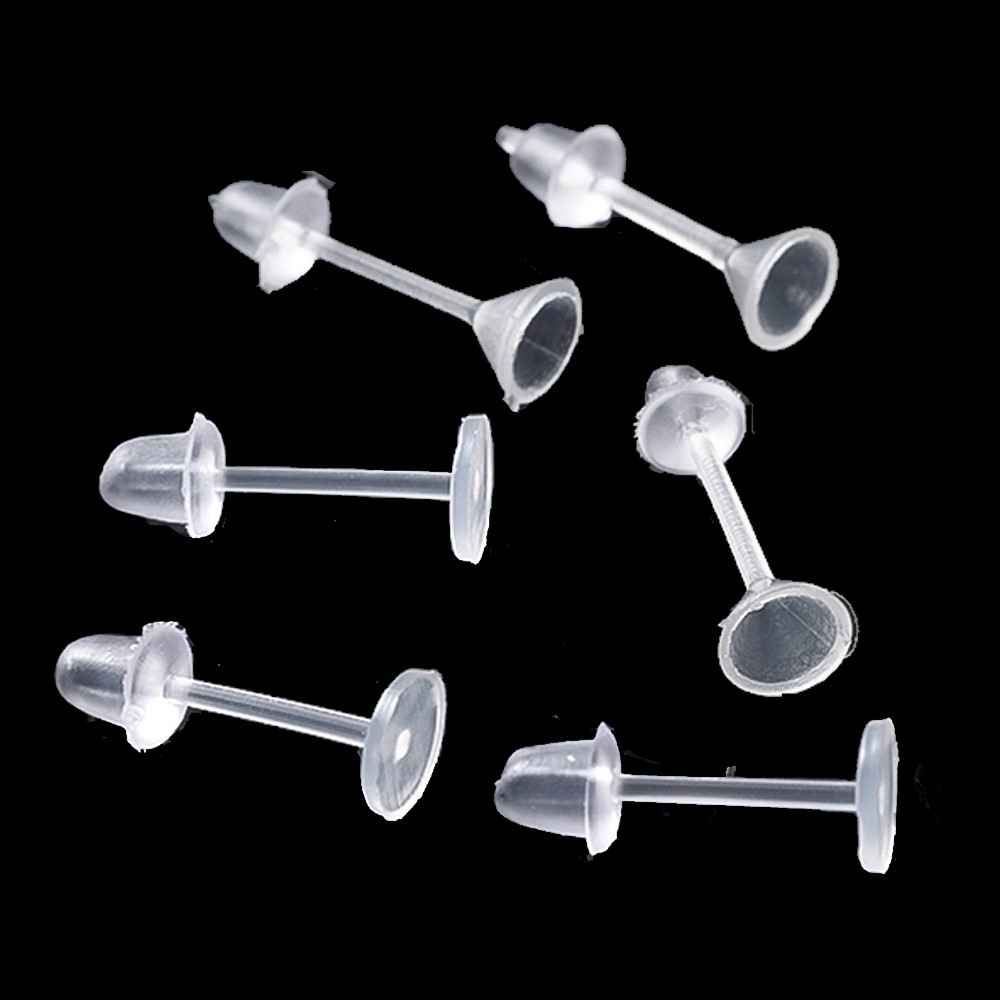 100 Stück weiße hypoallergene  – Resin Art Earrings Bewertung und Preis