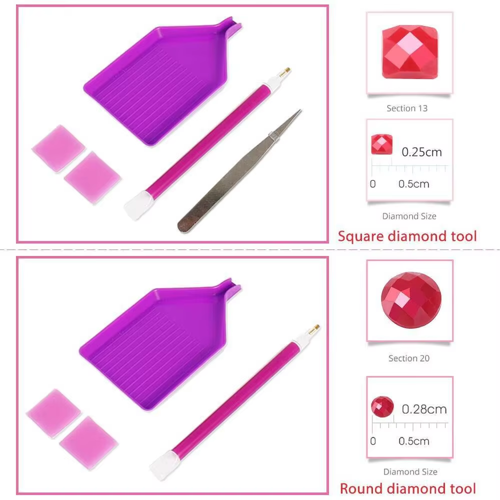 DIY 5D-Diamantmalerei, bunte B – Resin Art Flower Bewertung und Preis
