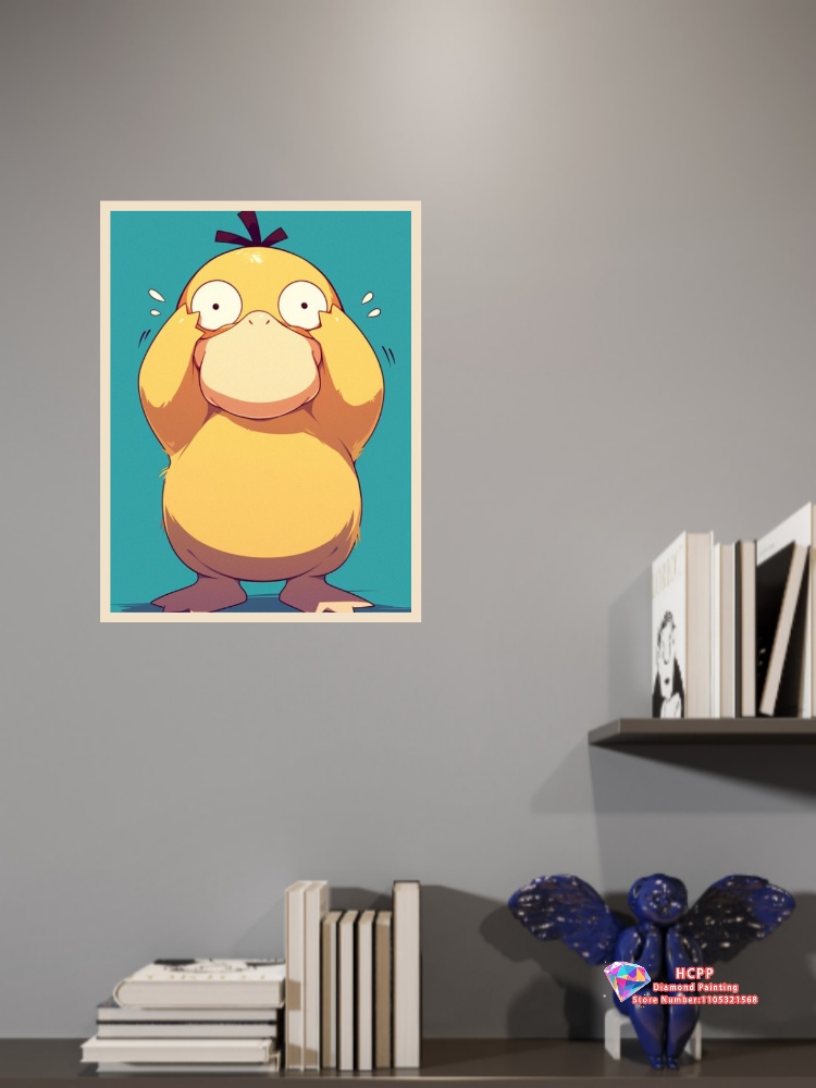 1 Stück rahmenloses Psyduck Ca – Resin Art Home Decor Bewertung und Preis