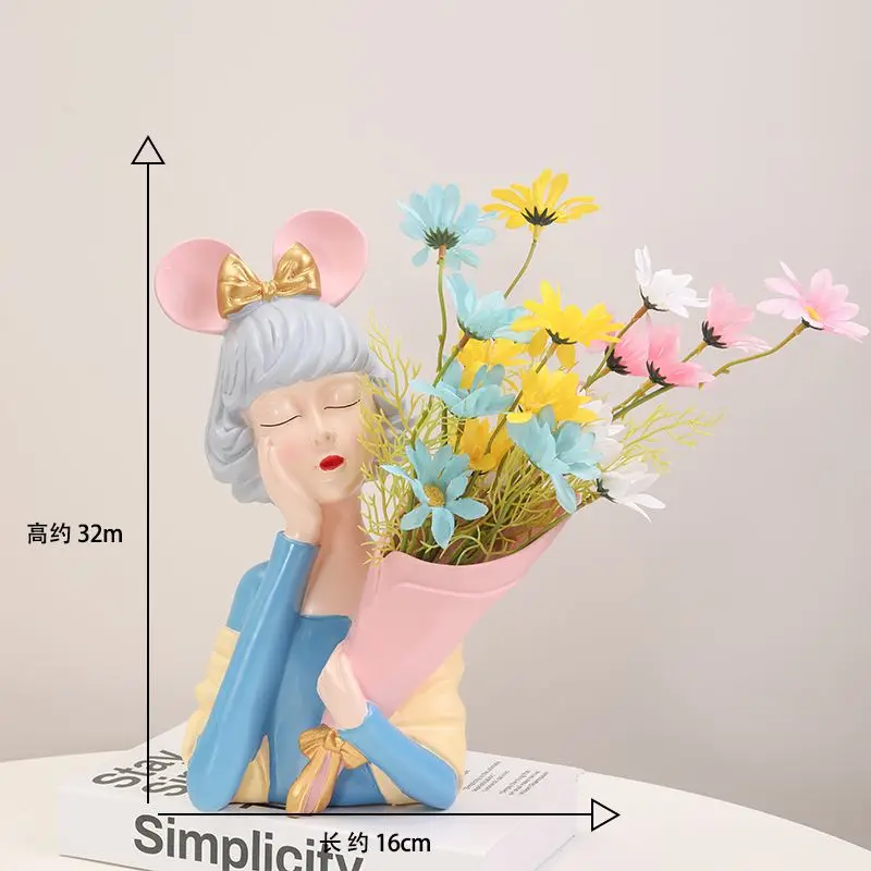 Nordische Blumenmädchen-Kunstv – Resin Art Table Bewertung und Preis