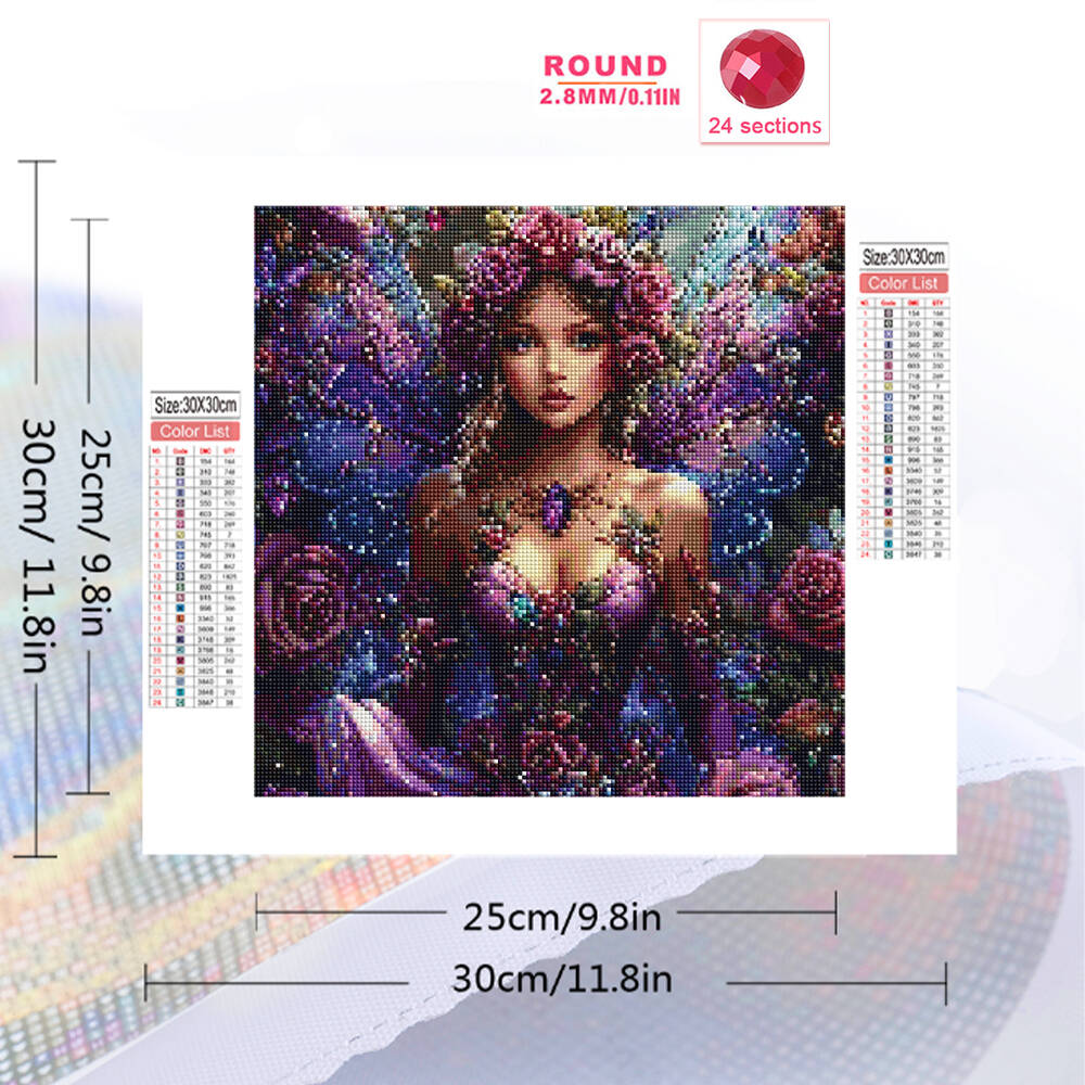 5D DIY Diamant-Mosaik Frauenpo – Resin Art Home Decor Bewertung und Preis