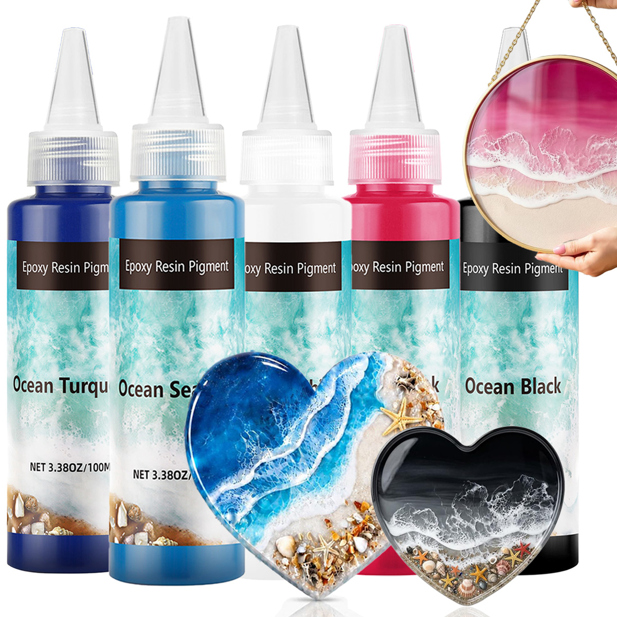 Tiefblaue Epoxidharz-Pigmentpa – Resin Art Table Bewertung und Preis